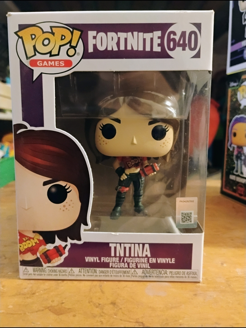 Funko Pop! Collectible Fortnite TNTina Vinyl Figure - Purple, Red, Black NWT